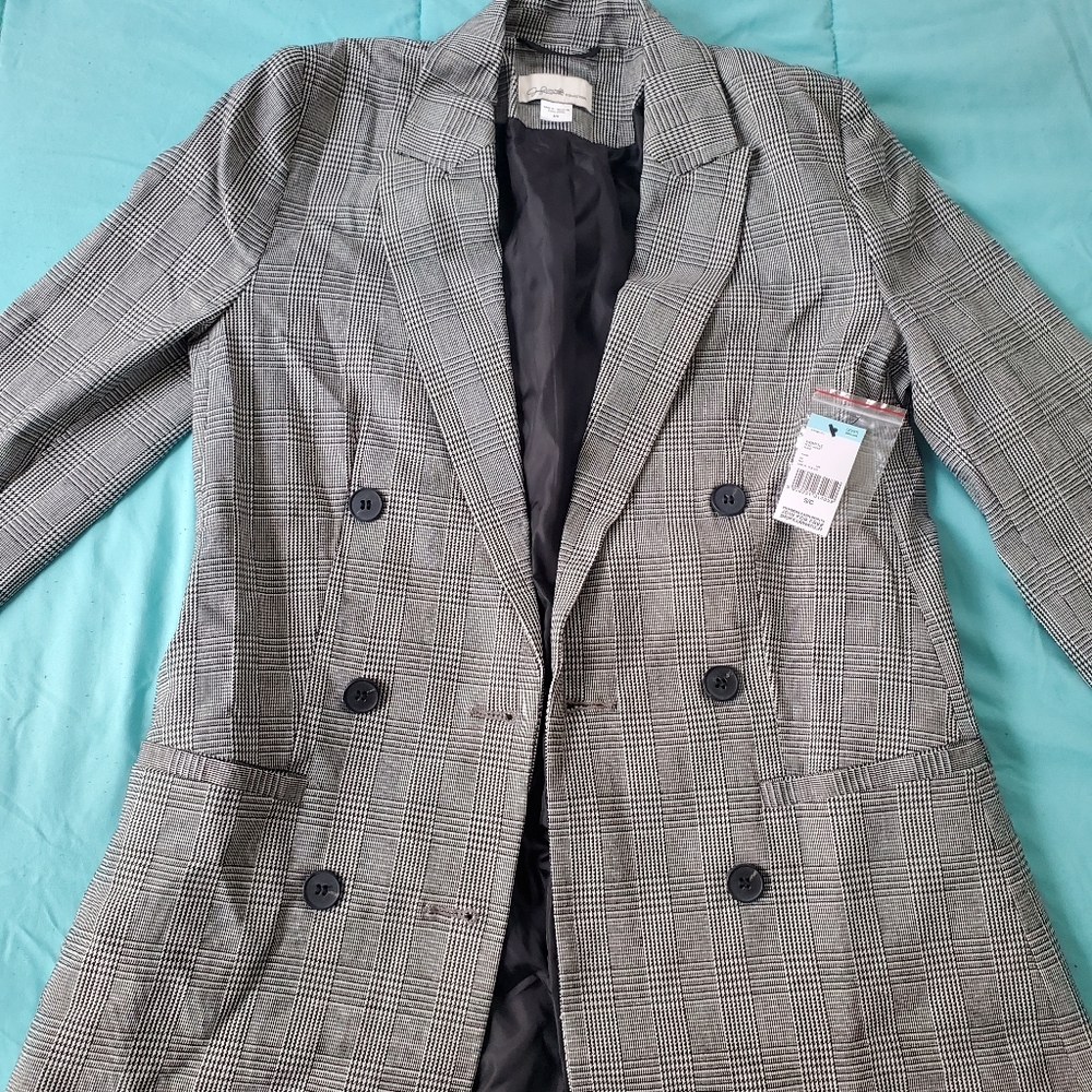 Checkered Blazer